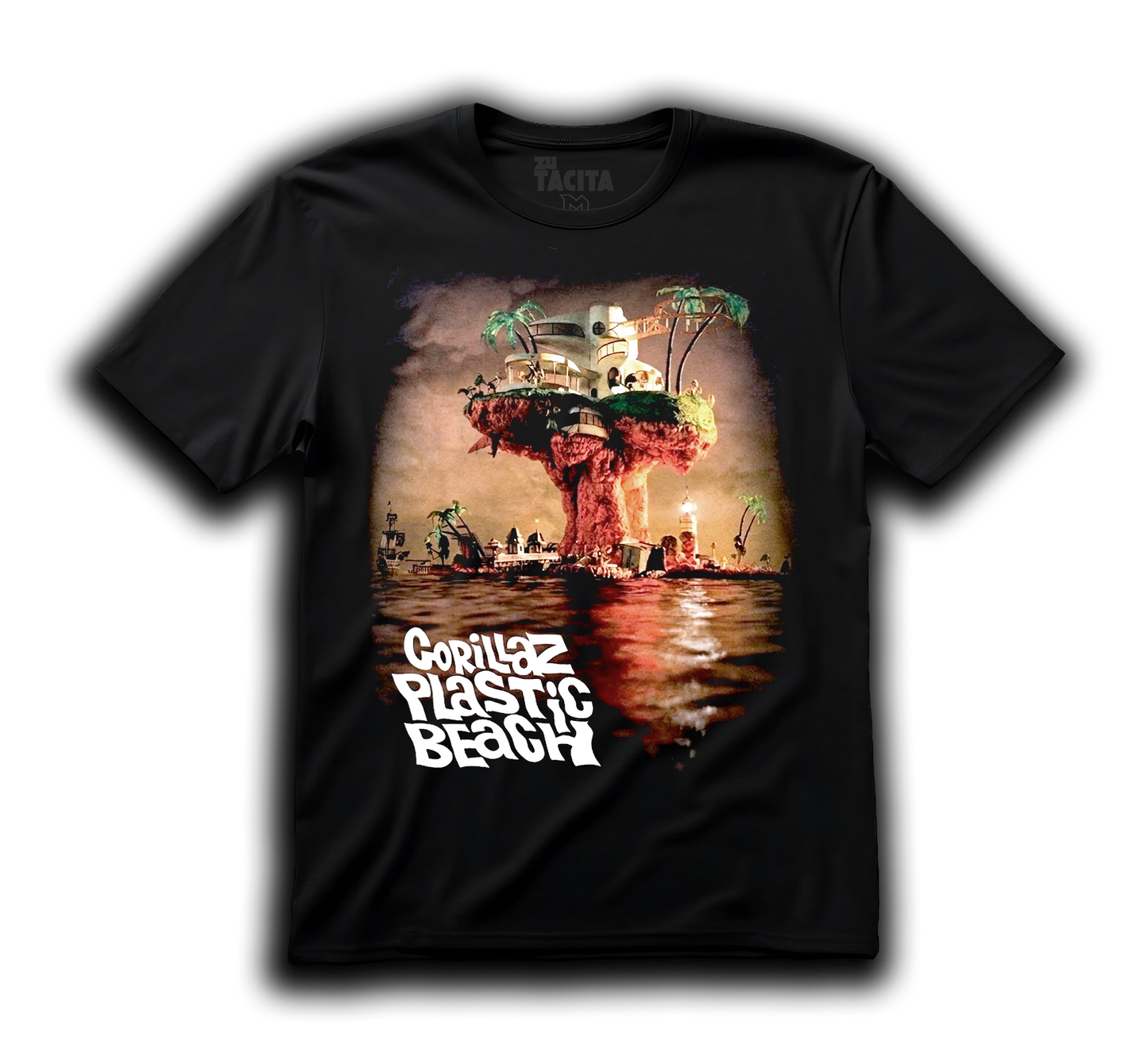 Polera GORILLAZ - PLASTIC BEACH