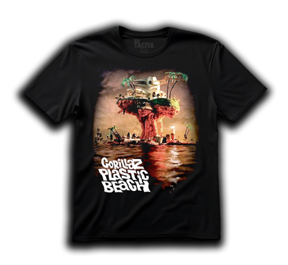 Polera GORILLAZ - PLASTIC BEACH