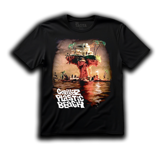 Polera GORILLAZ - PLASTIC BEACH