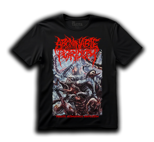 Polera ABOMINABLE PUDRIDITY - PARASITIC METAMORPHOSIS MANIFESTATION