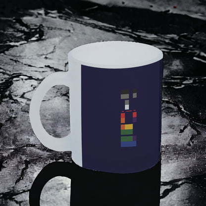 Taza Coldplay Album X&Y vidrio Frosted