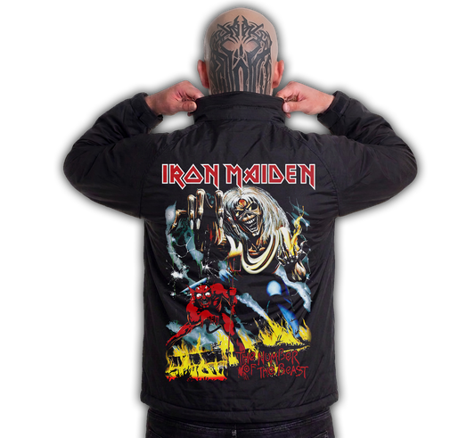 CHAQUETA IRON MAIDEN IMPERMEABLE - NUMBER OF THE BEAST