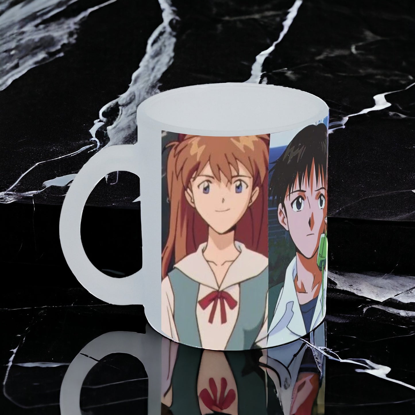 Taza Evangelion vidrio Frosted - Anime