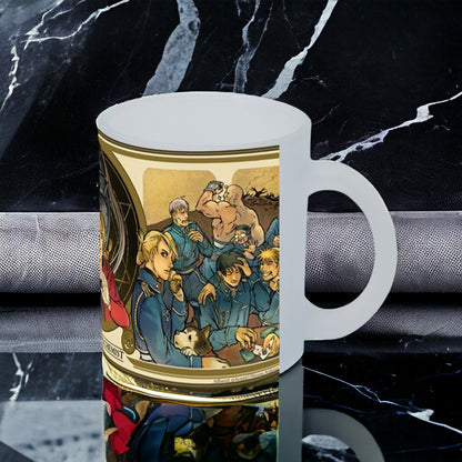 Taza FullMetal Alchemist vidrio Frosted - Anime