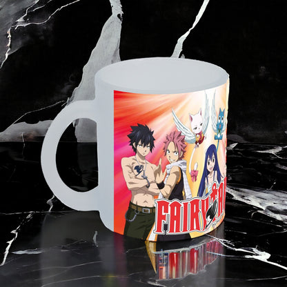 Taza Fairy Tail vidrio Frosted - Anime