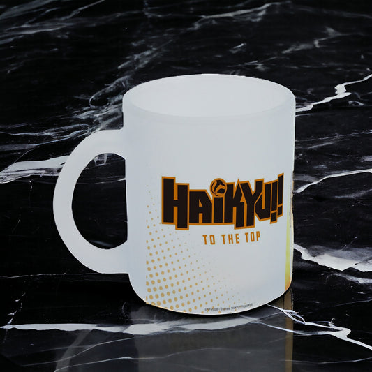Taza Haikyuu! vidrio Frosted - Anime