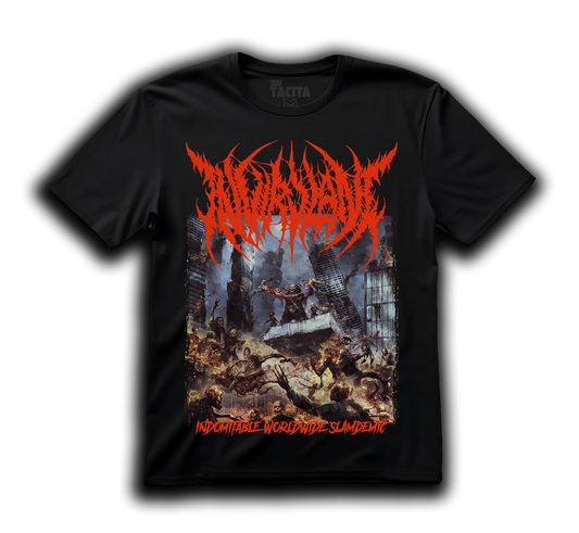 Polera INVIRULANT - INDOMITABLE WORLDWIDE SLAMDEMIC