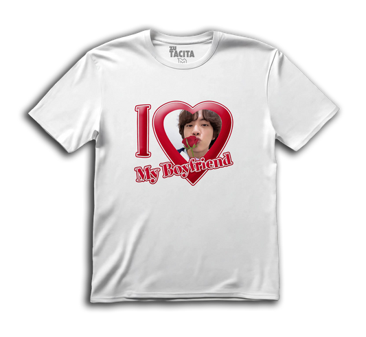 Polera BTS - JIN I LOVE MY BOYFRIEND