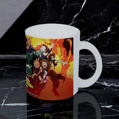 Taza My hero Academia vidrio Frosted - Anime