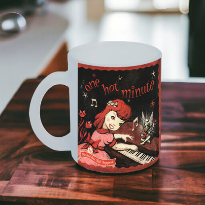 Taza Red Hot Chili Peppers "One hot minute" Frosted