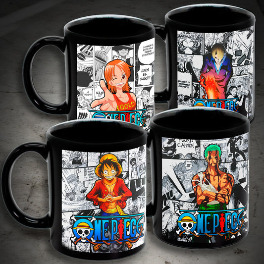 Juego de tazas de One Piece - Elige tus diseños!