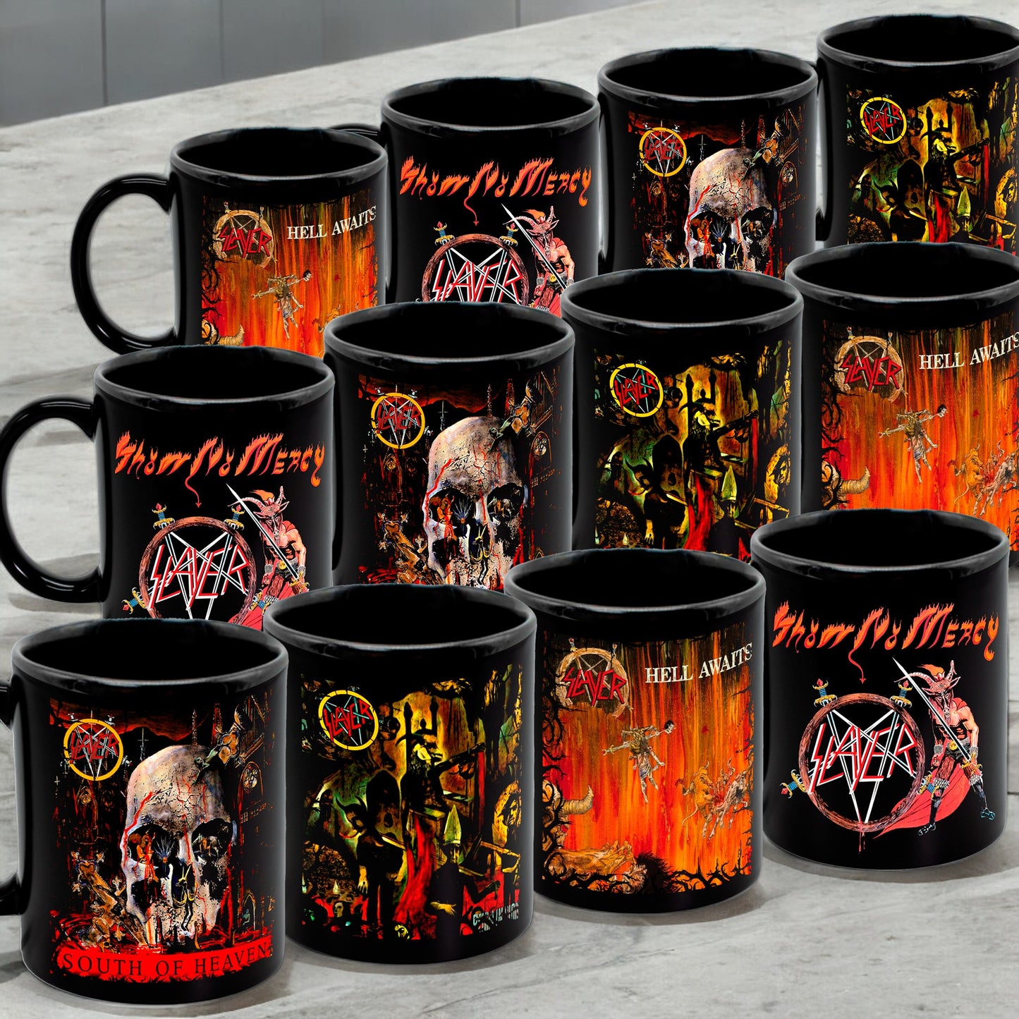 Juego de 12 tazas de Slayer - Elige tus diseños!