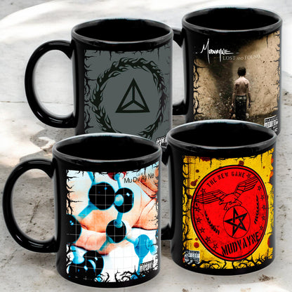 Juego de 4 tazas de Mudvayne - Elige tus diseños!