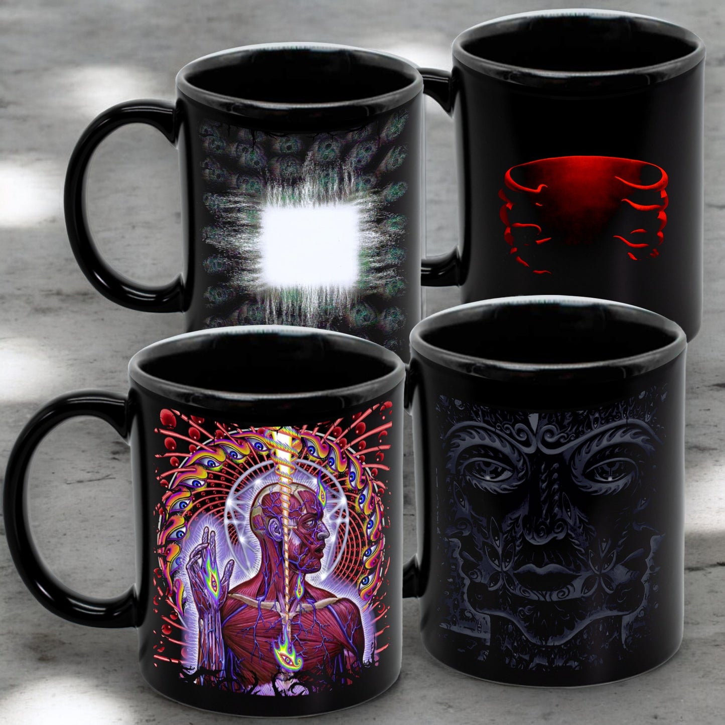 Juego de 4 tazas de Tool - Elige tus diseños!