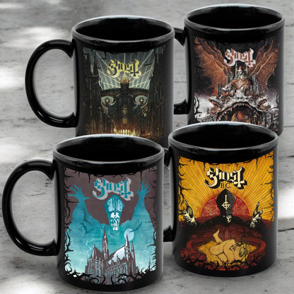 Juego de 4 tazas de Ghost - Elige tus diseños!