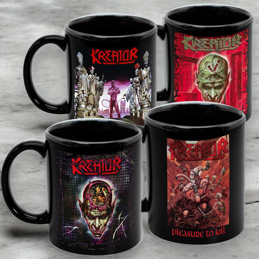 Juego de 4 tazas de Kreator - Elige tus diseños!