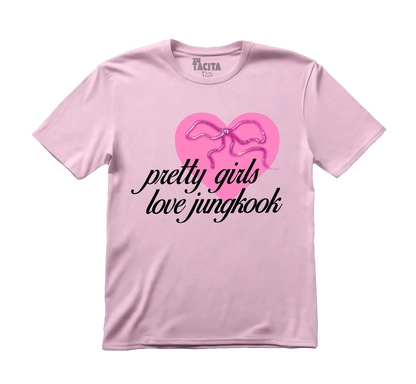 Polera BTS - Pretty girls love JUNGKOOK