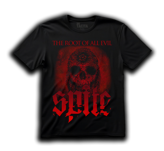 Polera SPITE - THE ROOT OF ALL EVIL