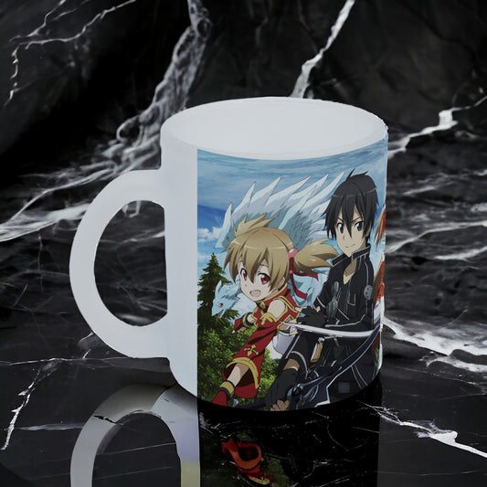 Taza Sword Art vidrio Frosted - Anime