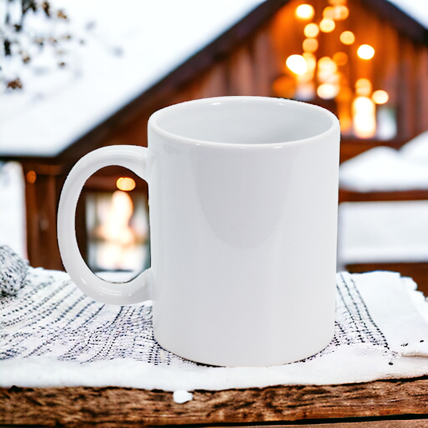 Taza blanca ceramica - PERSONALIZADA