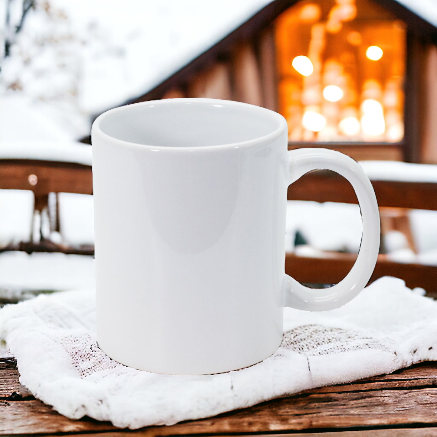 Taza blanca ceramica - PERSONALIZADA
