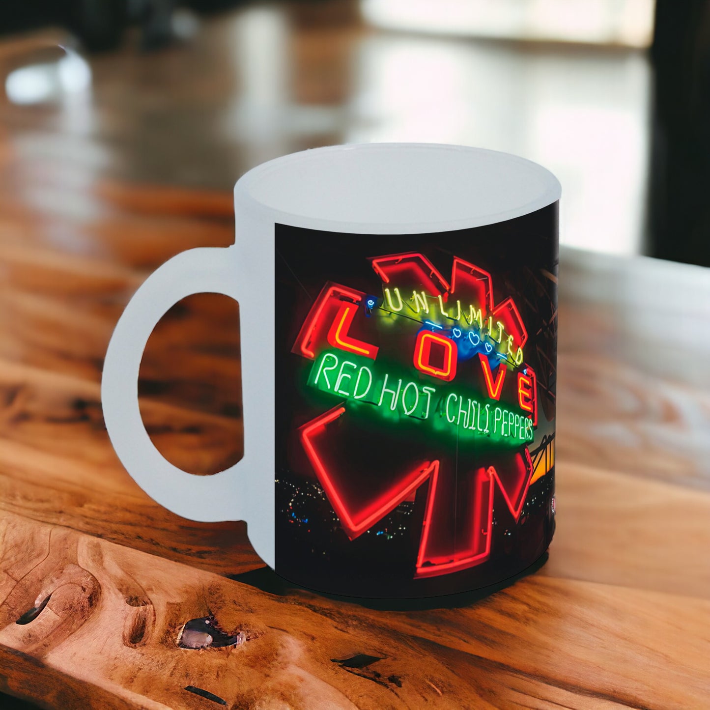 Taza Red Hot Chili Peppers "Unlimited Love" Frosted