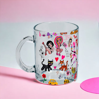 Juego de 4 tazas de Karol G