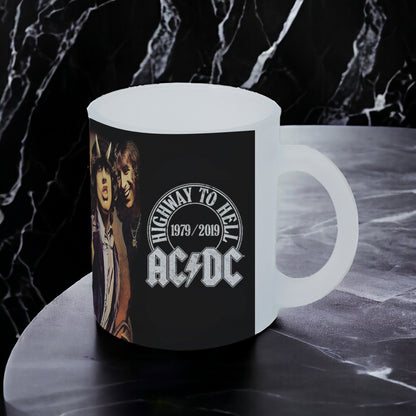 Taza AC/DC vidrio Frosted