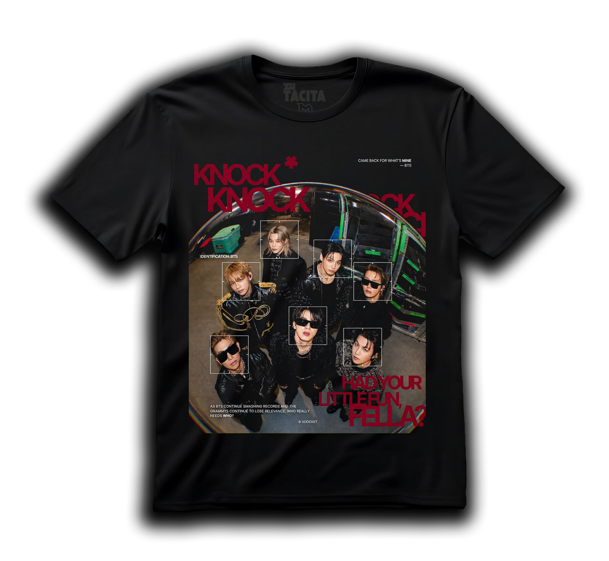 Polera BTS - KNOCK KNOCK