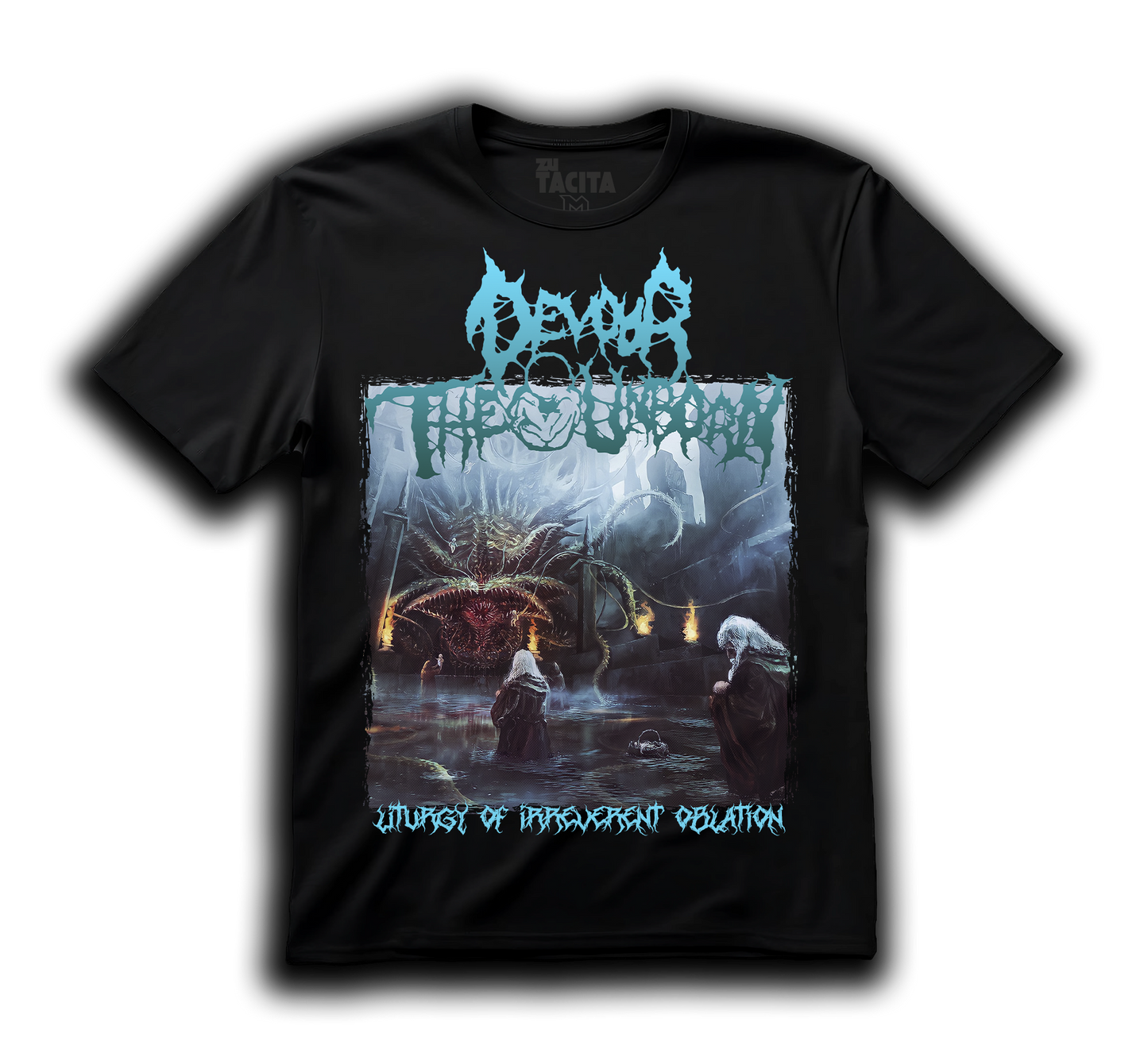 Polera DEVOUR THE UNBORN - UTURGE OF IRREVERENT OBLATION