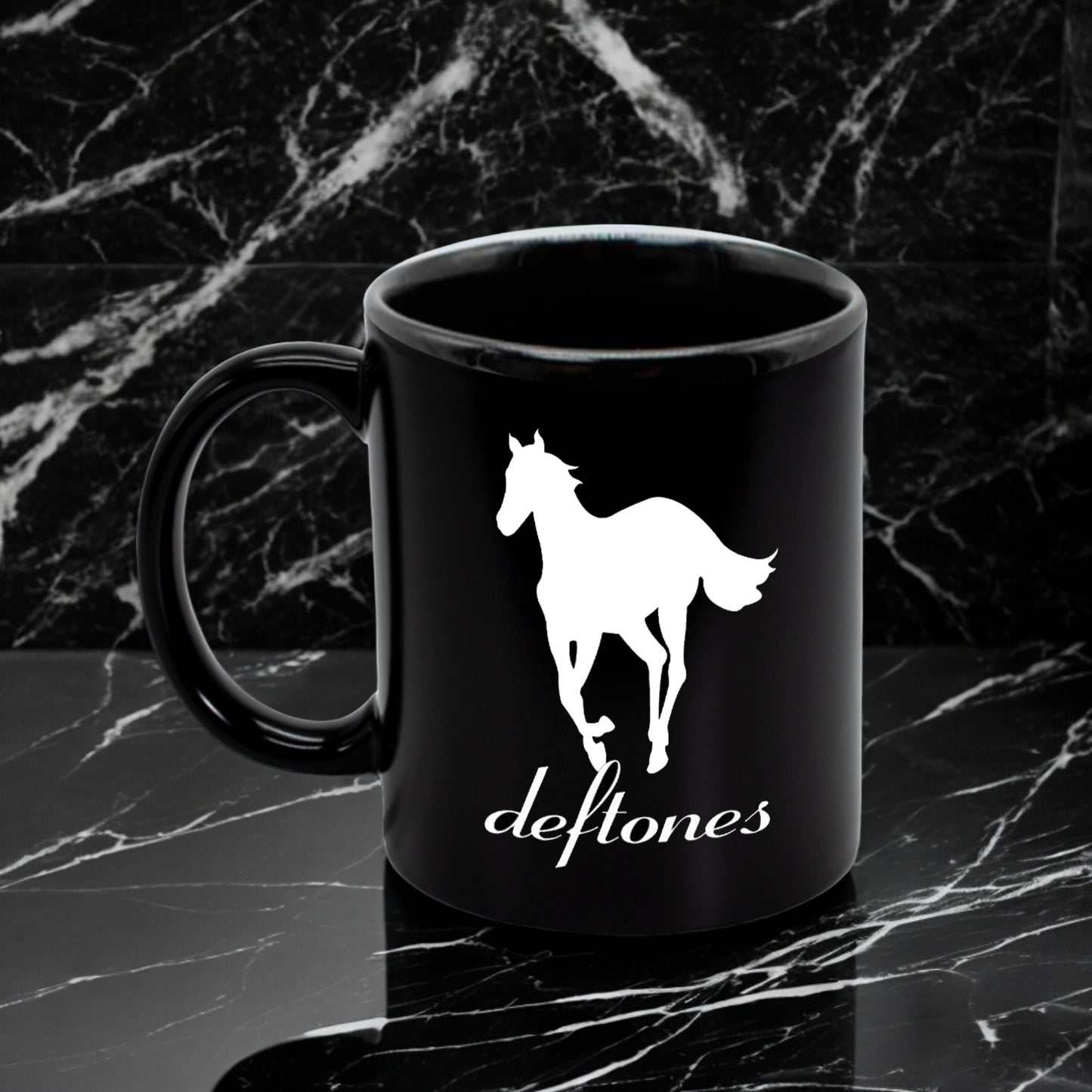 Taza Deftones Full black - Nu-Metal