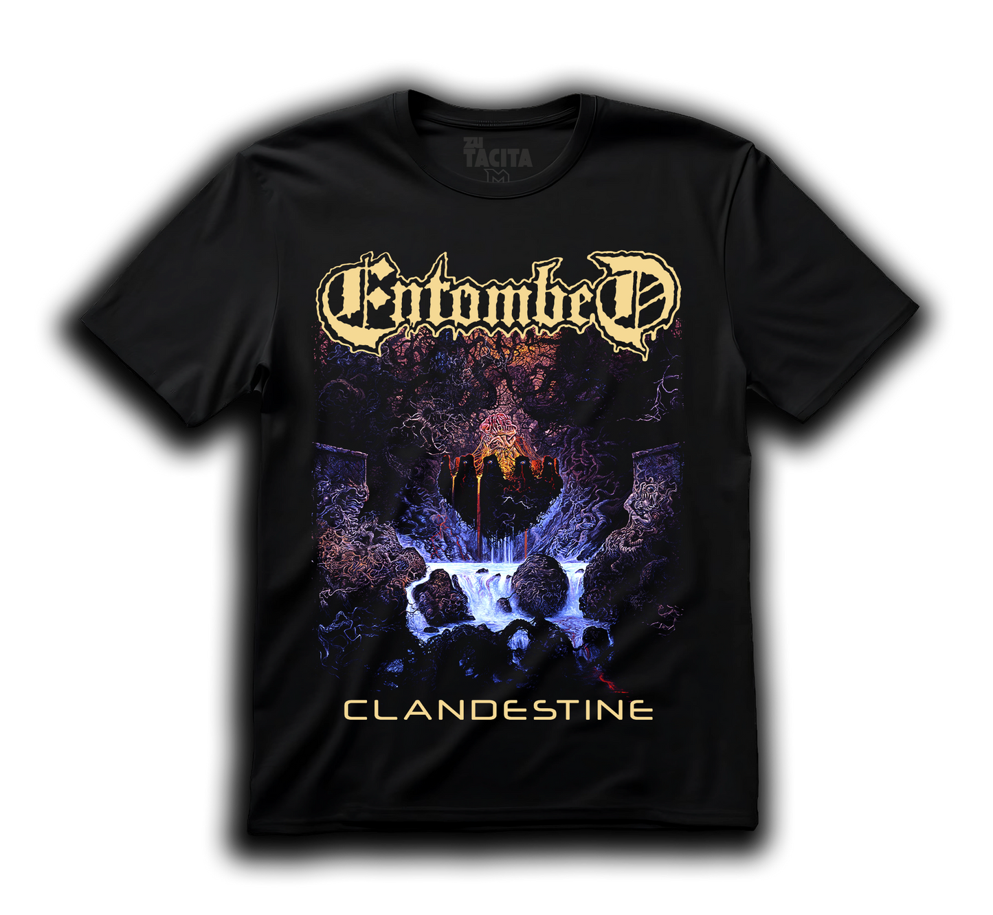 Polera ENTOMBED - CLANDESTINE
