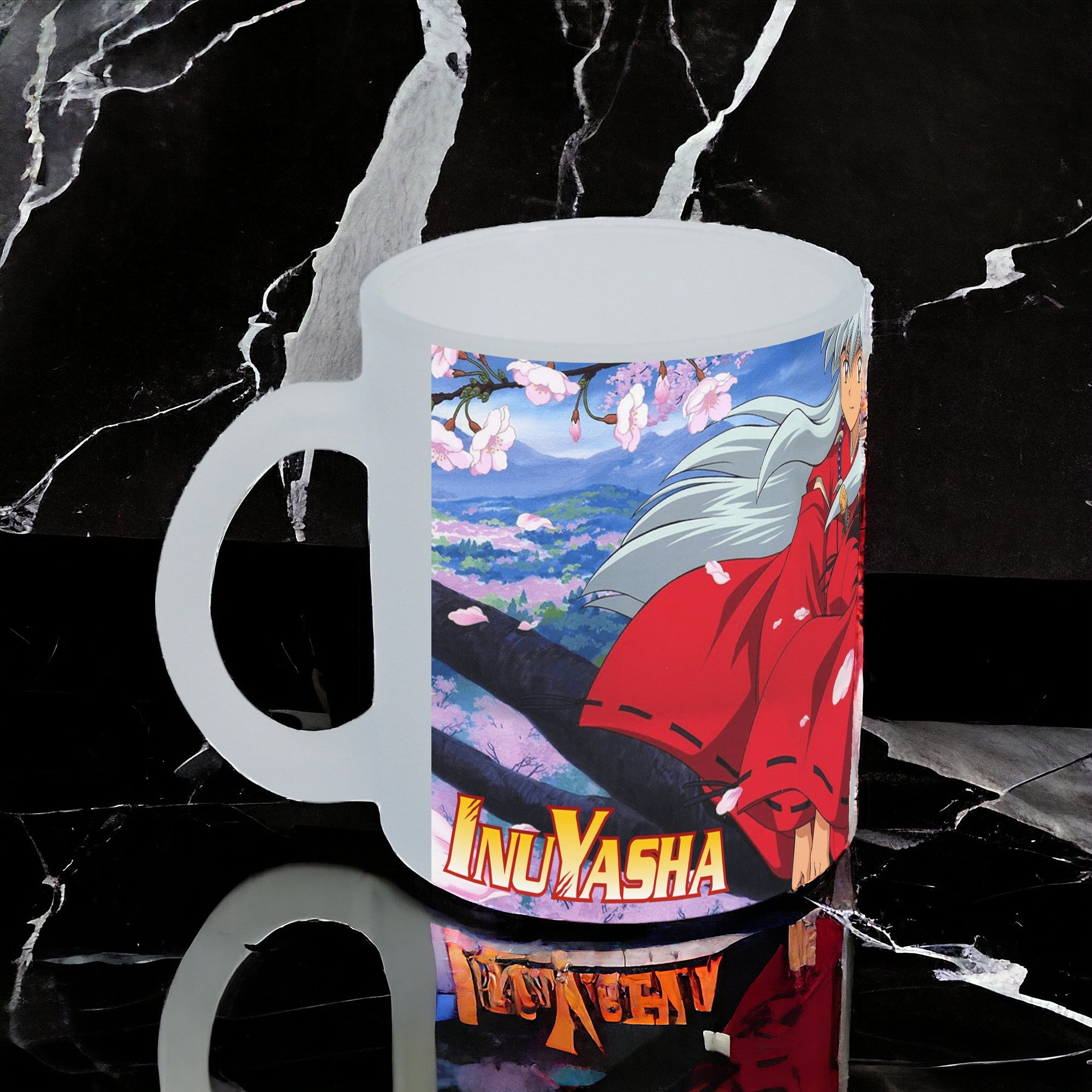 Taza Inuyasha vidrio Frosted - Anime – Zutacitacl