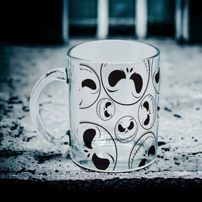 Taza Jack skellington de Vidrio Transparente