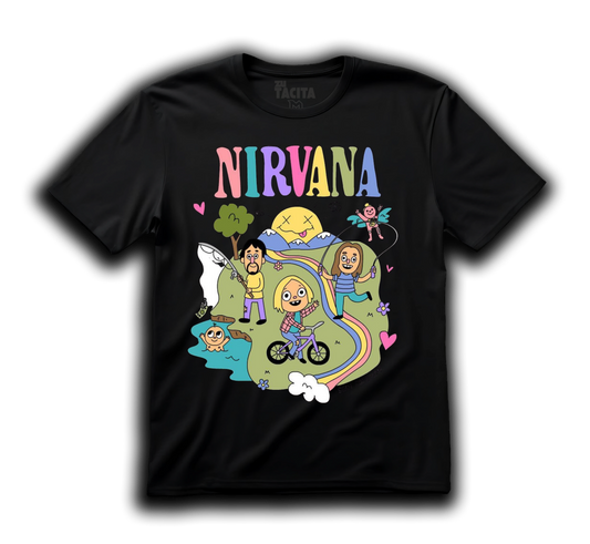 Polera NIRVANA - CARICATURE