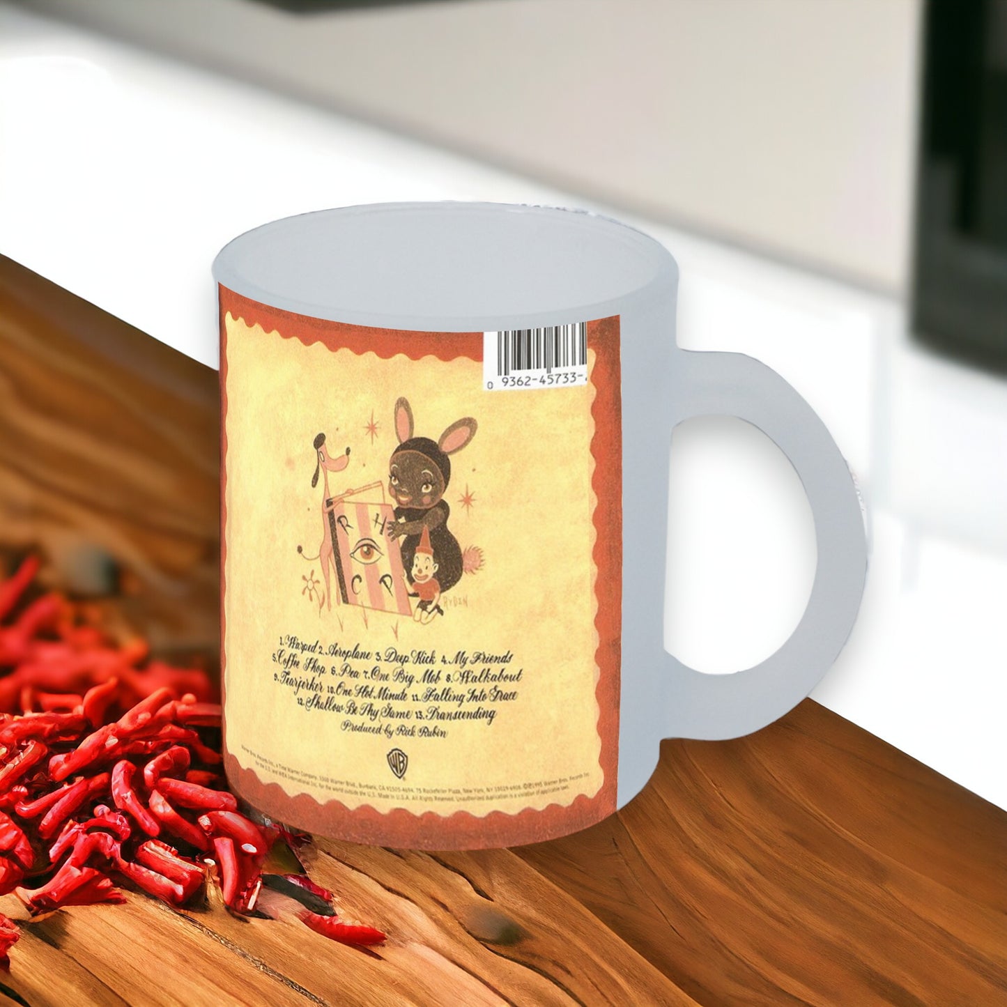 Taza Red Hot Chili Peppers "One hot minute" Frosted