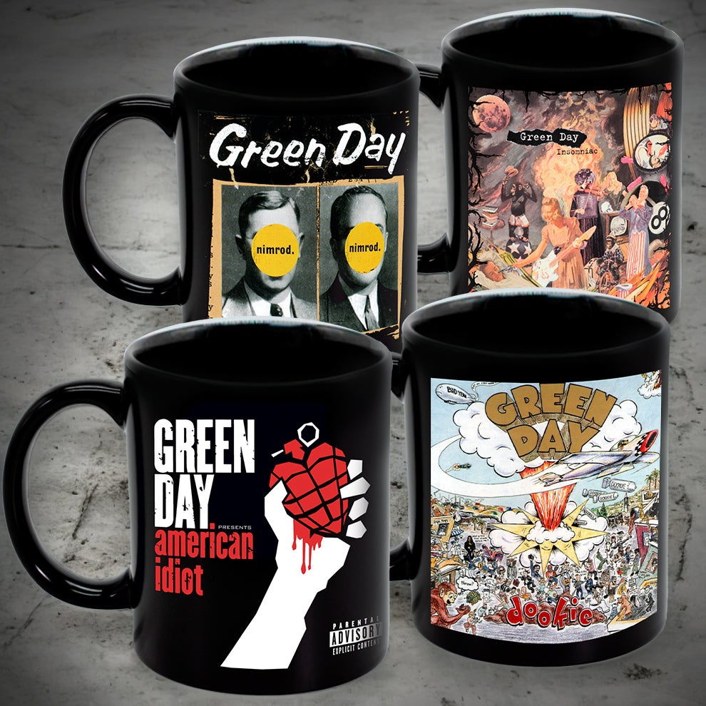 Juego de tazas de Green Day - Elige tus diseños!