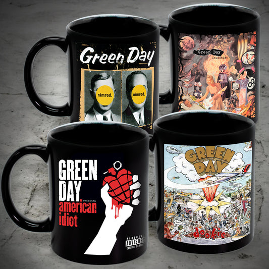 Juego de tazas de Green Day - Elige tus diseños!