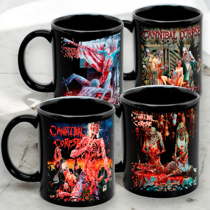 Juego de 4 tazas de Cannibal Corpse - Elige tus diseños!