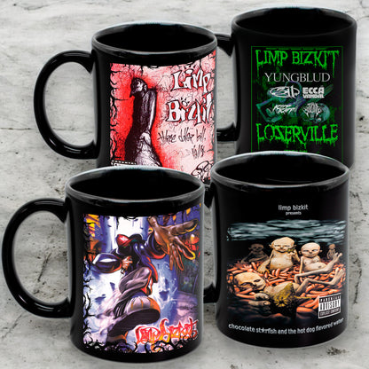 Juego de 4 tazas de Limp Bizkit - Elige tus diseños!