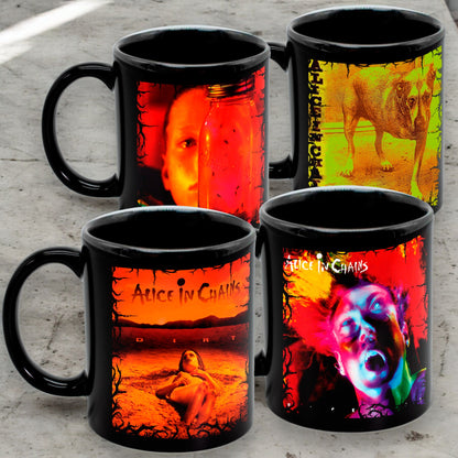 Juego de 4 tazas de Alice in Chains - Elige tus diseños!