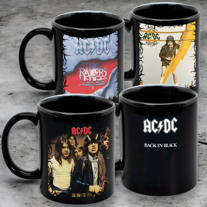 Juego de 4 tazas de AC/DC - Elige tus diseños!