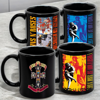 Juego de 4 tazas de Guns N´ Roses - Elige tus diseños!
