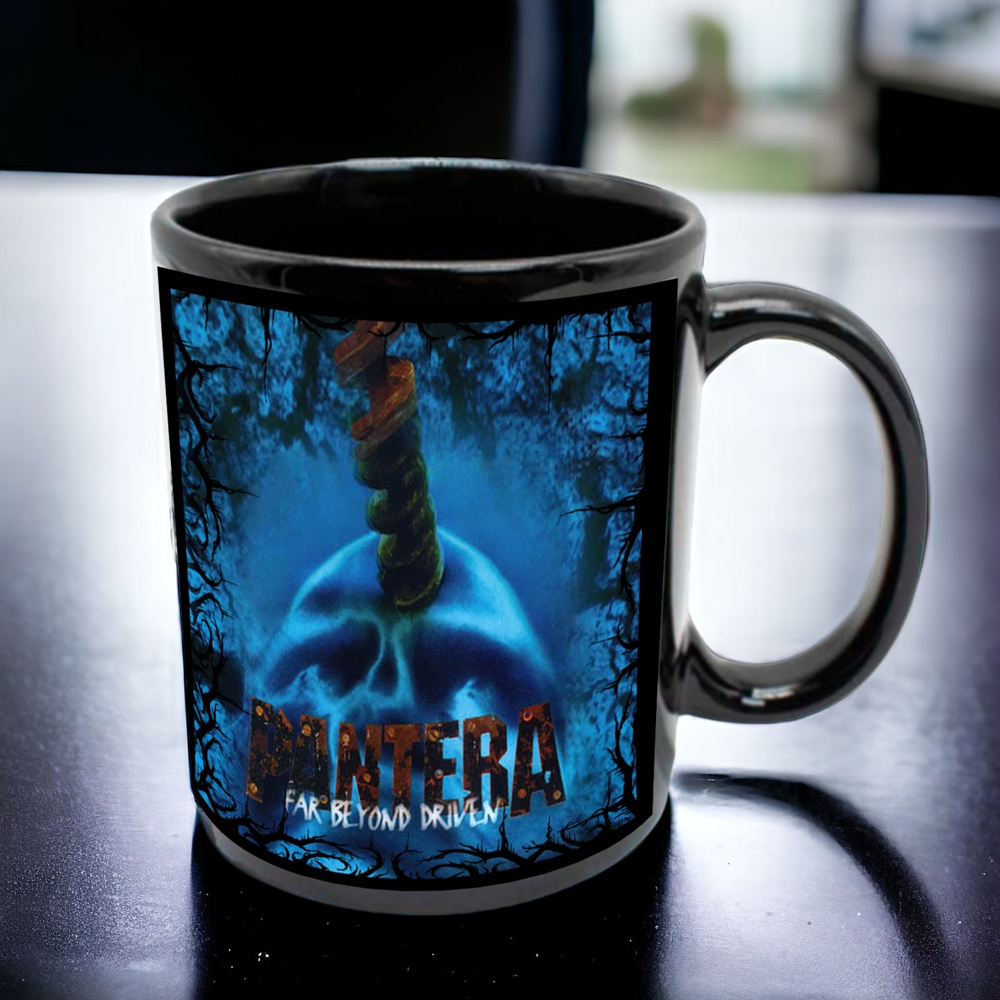 Taza PANTERA Full black - Metal