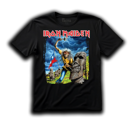 Polera IRON MAIDEN - ISLA DE PASCUA v1