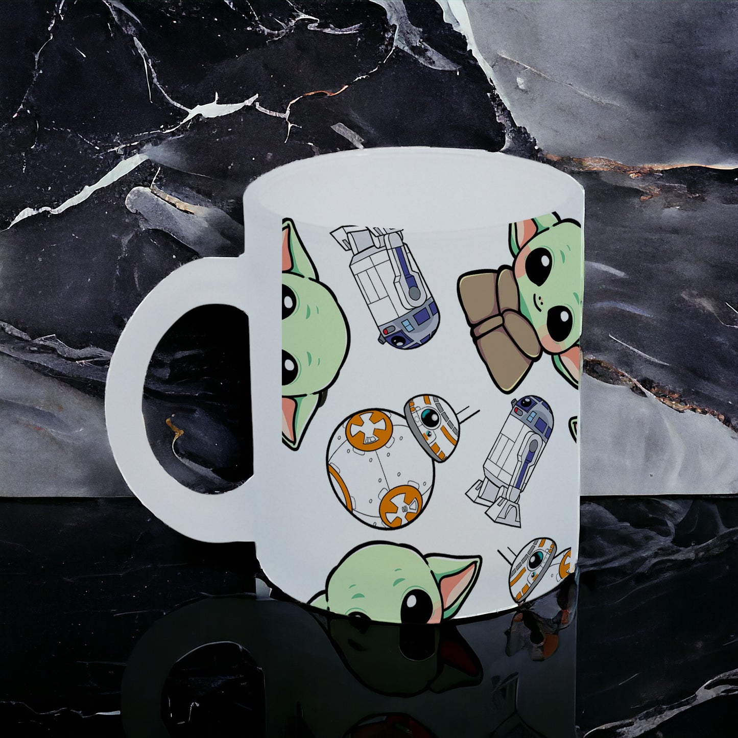 Taza Star Wars vidrio Frosted