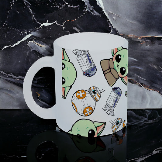 Taza Star Wars vidrio Frosted