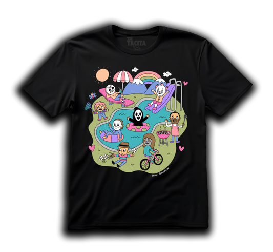 Polera TERROR CHARACTERS - CARICATURE