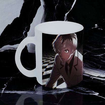 Taza Tokyo Ghoul vidrio Frosted - Anime
