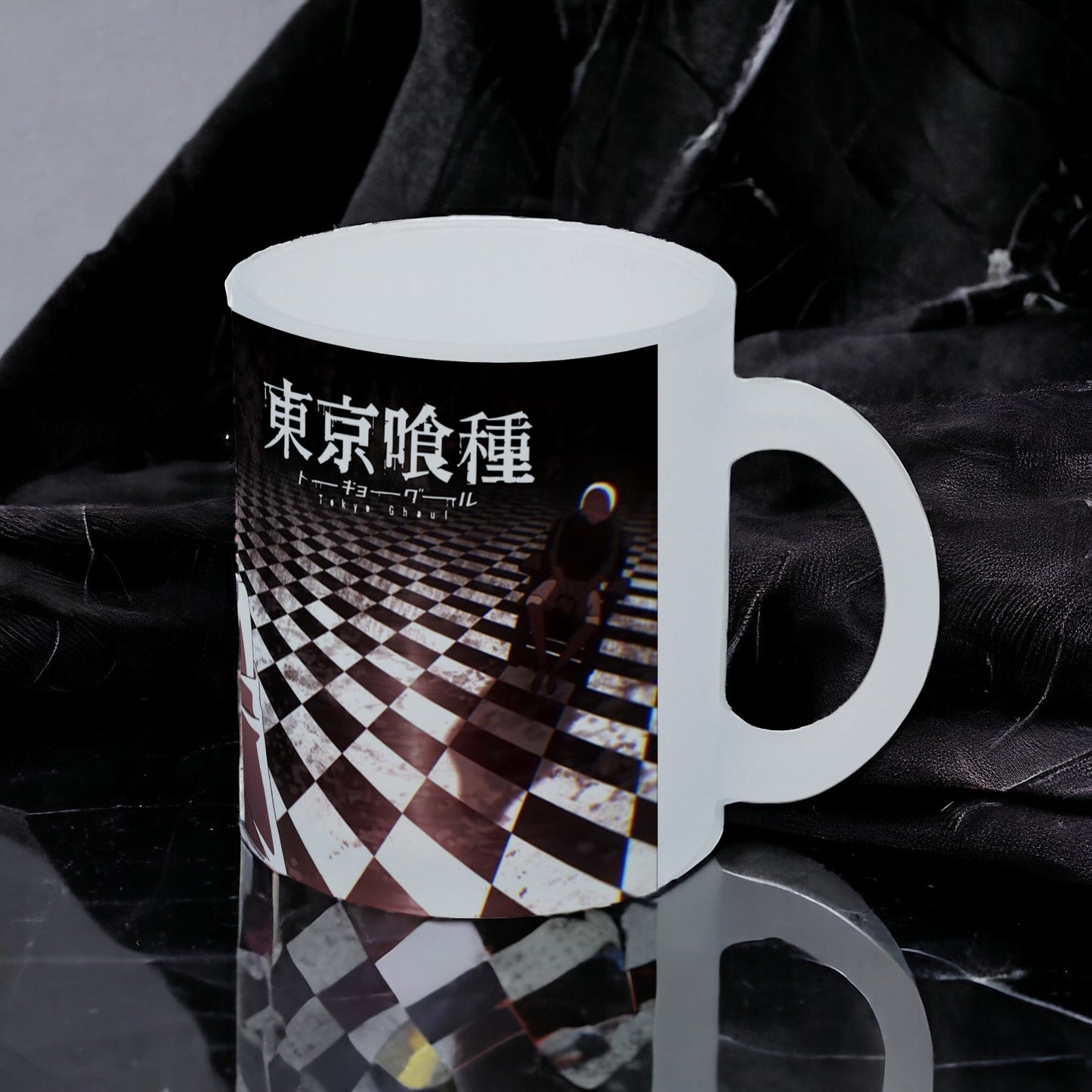Taza Tokyo Ghoul vidrio Frosted - Anime